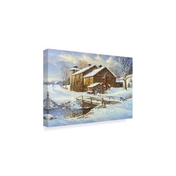 Jack Wemp 'Fresh Snow' Canvas Art,22x32